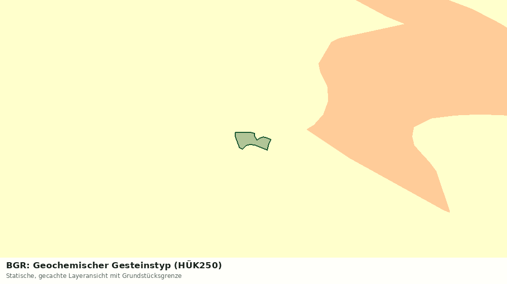 Statische Kartenansicht: BGR: Geochemischer Gesteinstyp (HÜK250)