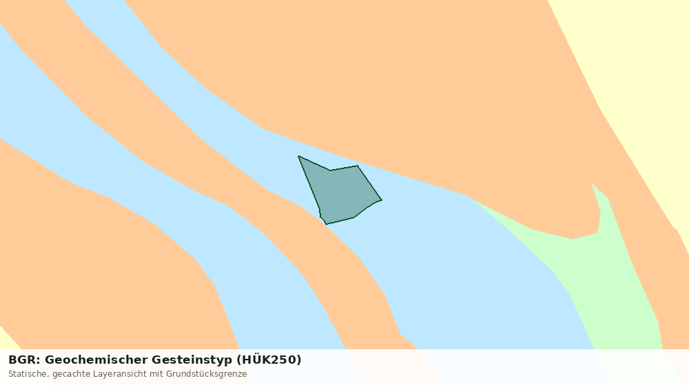 Statische Kartenansicht: BGR: Geochemischer Gesteinstyp (HÜK250)