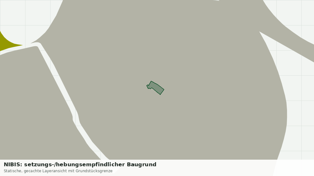 Statische Kartenansicht: NIBIS: setzungs-/hebungsempfindlicher Baugrund