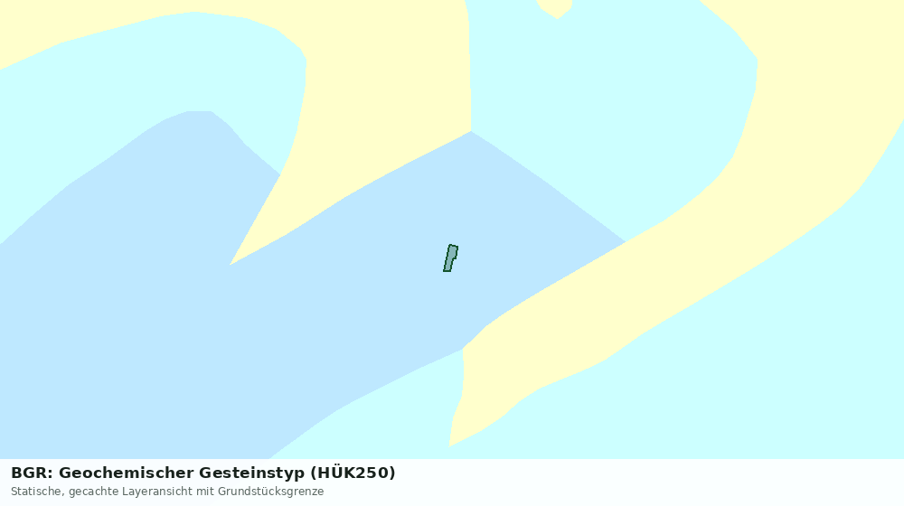 Statische Kartenansicht: BGR: Geochemischer Gesteinstyp (HÜK250)