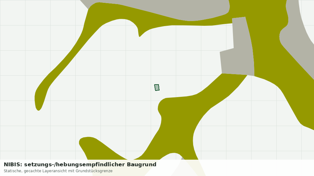 Statische Kartenansicht: NIBIS: setzungs-/hebungsempfindlicher Baugrund
