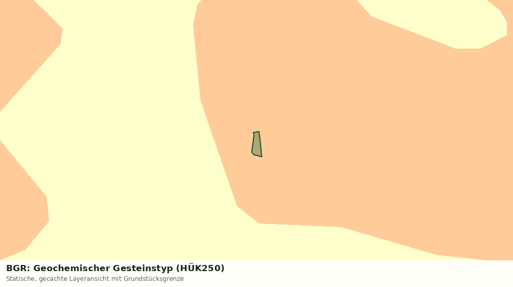 Statische Kartenansicht: BGR: Geochemischer Gesteinstyp (HÜK250)