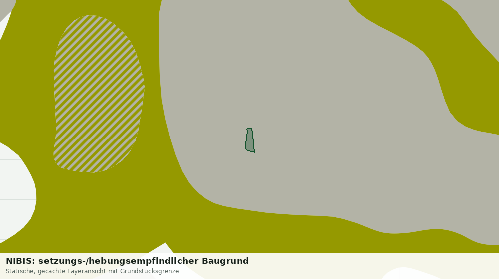 Statische Kartenansicht: NIBIS: setzungs-/hebungsempfindlicher Baugrund