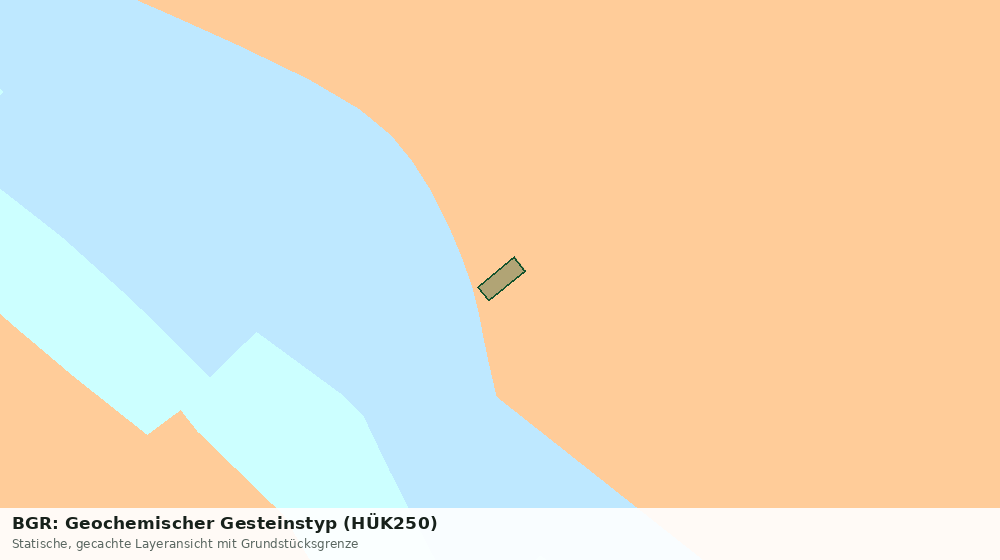 Statische Kartenansicht: BGR: Geochemischer Gesteinstyp (HÜK250)