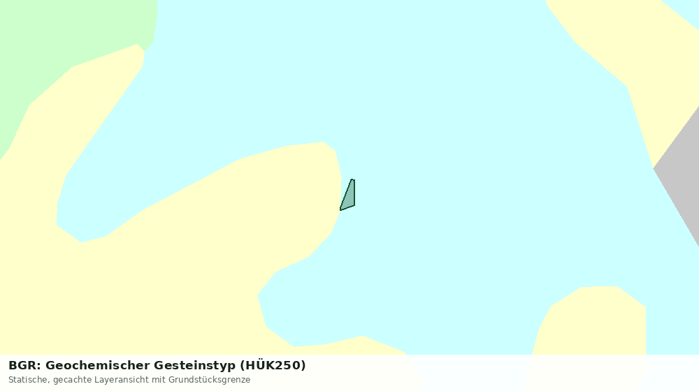 Statische Kartenansicht: BGR: Geochemischer Gesteinstyp (HÜK250)