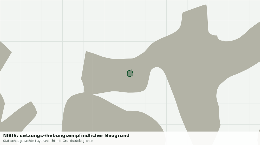 Statische Kartenansicht: NIBIS: setzungs-/hebungsempfindlicher Baugrund