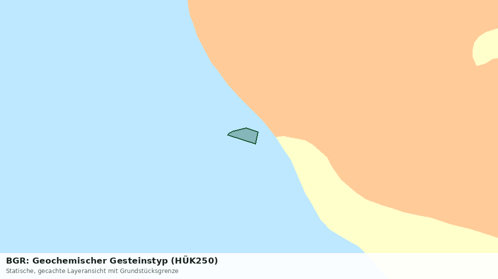 Statische Kartenansicht: BGR: Geochemischer Gesteinstyp (HÜK250)