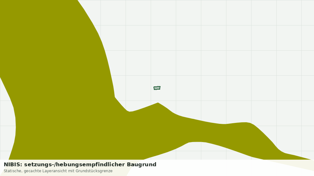 Statische Kartenansicht: NIBIS: setzungs-/hebungsempfindlicher Baugrund