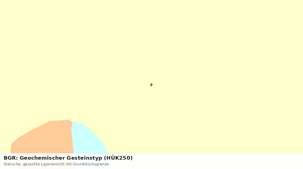 Statische Kartenansicht: BGR: Geochemischer Gesteinstyp (HÜK250)
