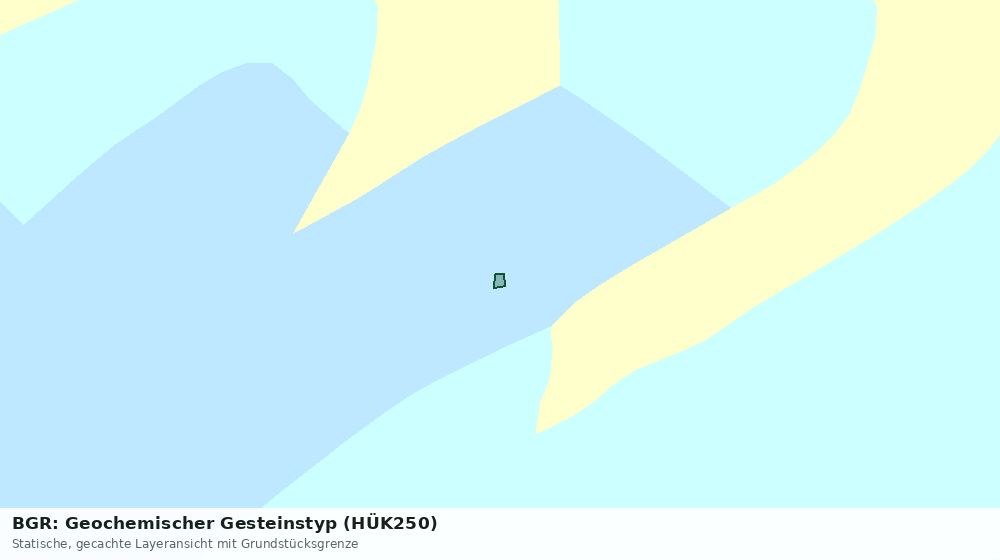 Statische Kartenansicht: BGR: Geochemischer Gesteinstyp (HÜK250)