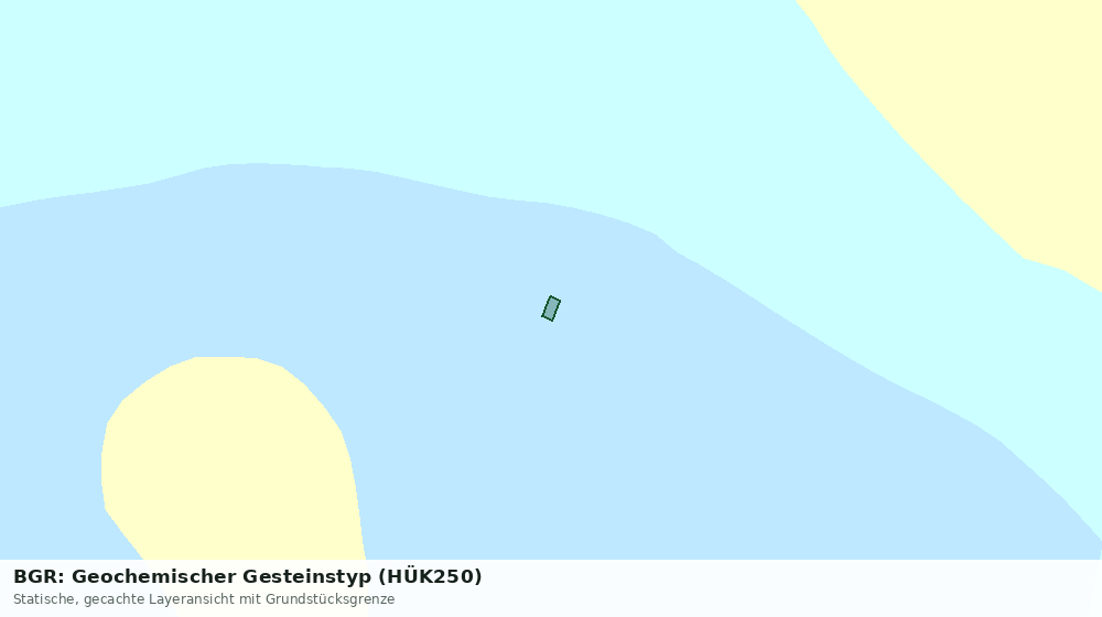Statische Kartenansicht: BGR: Geochemischer Gesteinstyp (HÜK250)