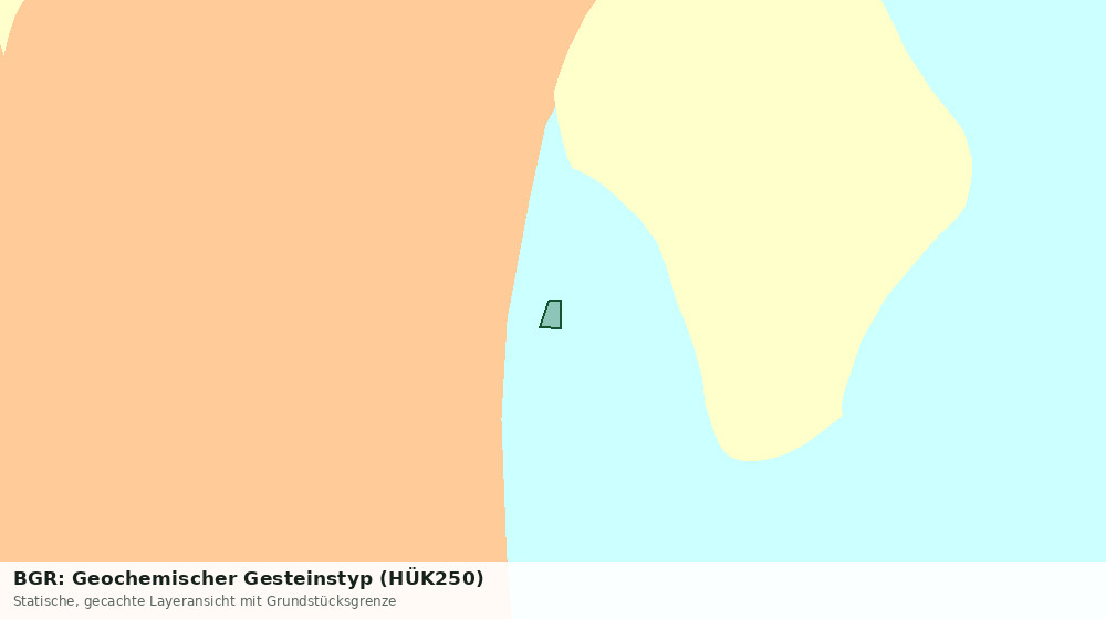 Statische Kartenansicht: BGR: Geochemischer Gesteinstyp (HÜK250)