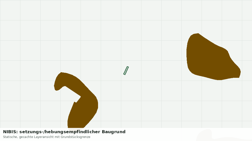 Statische Kartenansicht: NIBIS: setzungs-/hebungsempfindlicher Baugrund