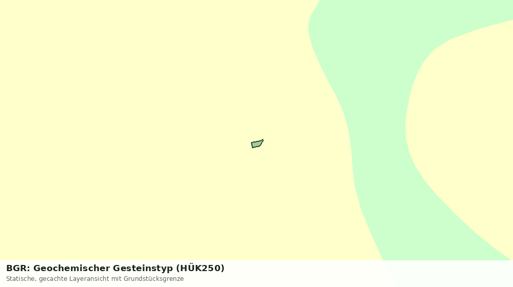Statische Kartenansicht: BGR: Geochemischer Gesteinstyp (HÜK250)