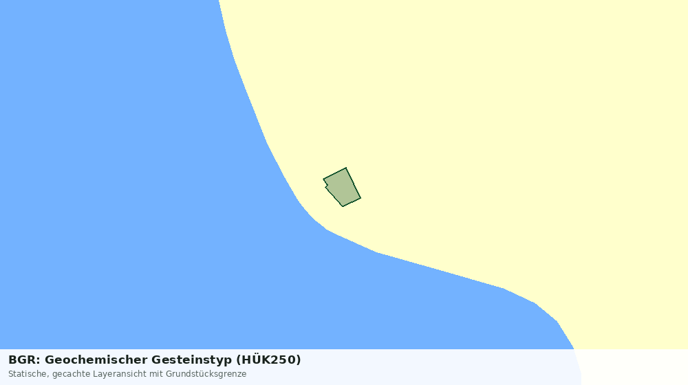 Statische Kartenansicht: BGR: Geochemischer Gesteinstyp (HÜK250)