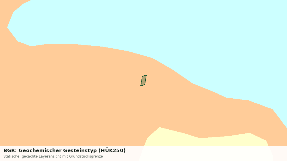 Statische Kartenansicht: BGR: Geochemischer Gesteinstyp (HÜK250)