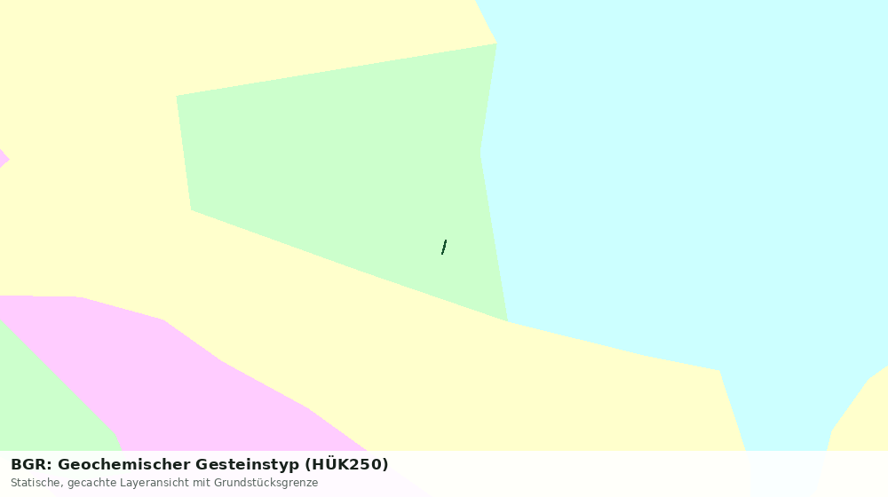 Statische Kartenansicht: BGR: Geochemischer Gesteinstyp (HÜK250)