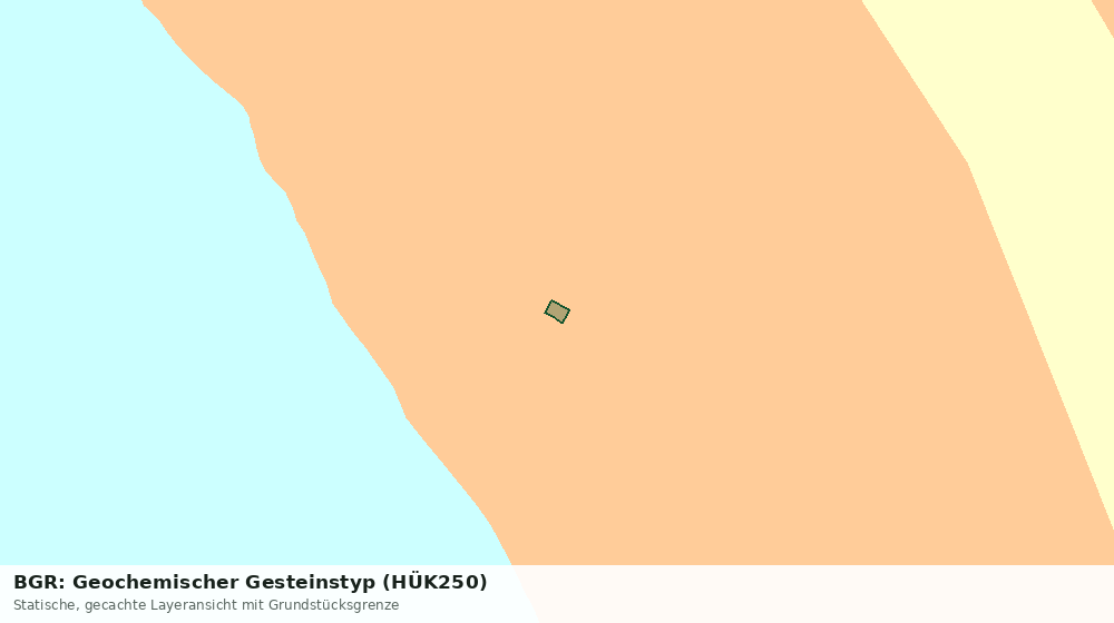 Statische Kartenansicht: BGR: Geochemischer Gesteinstyp (HÜK250)
