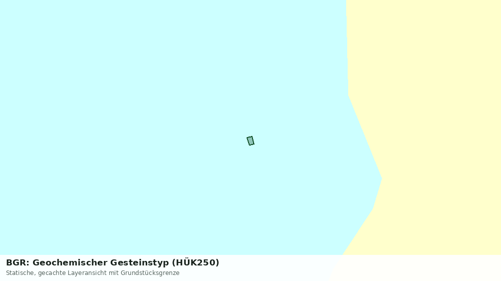 Statische Kartenansicht: BGR: Geochemischer Gesteinstyp (HÜK250)