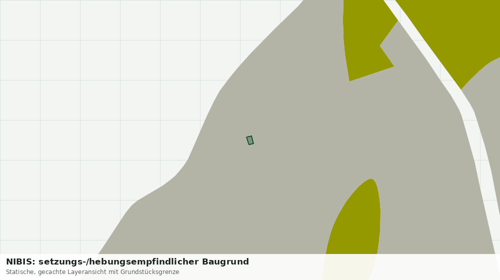 Statische Kartenansicht: NIBIS: setzungs-/hebungsempfindlicher Baugrund