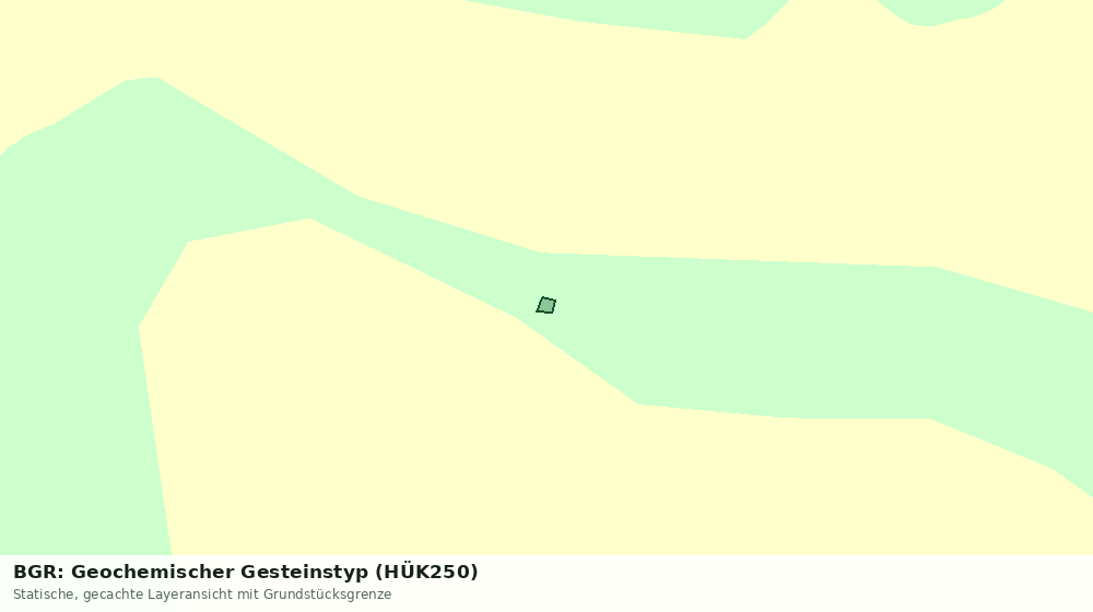 Statische Kartenansicht: BGR: Geochemischer Gesteinstyp (HÜK250)