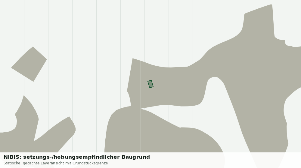 Statische Kartenansicht: NIBIS: setzungs-/hebungsempfindlicher Baugrund