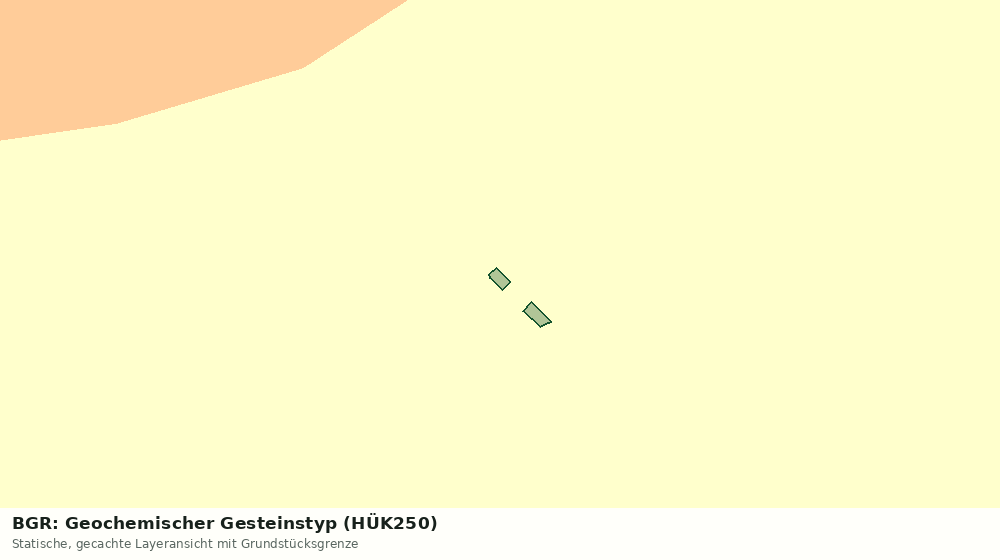 Statische Kartenansicht: BGR: Geochemischer Gesteinstyp (HÜK250)