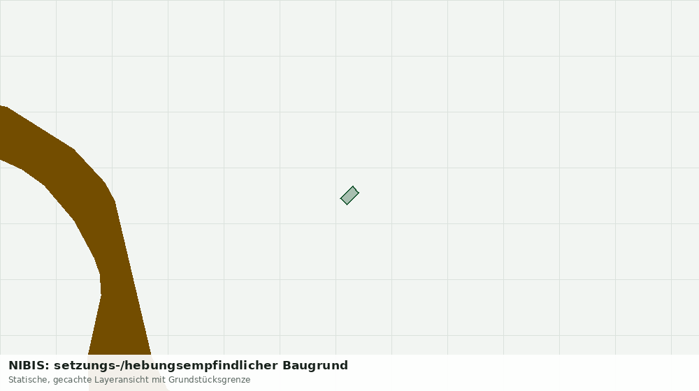 Statische Kartenansicht: NIBIS: setzungs-/hebungsempfindlicher Baugrund