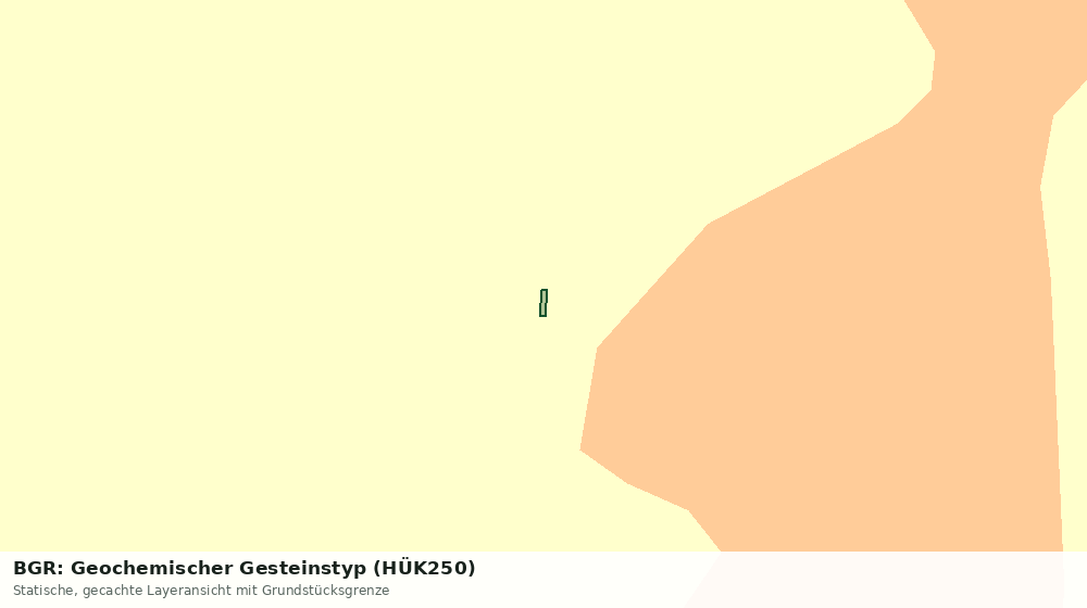 Statische Kartenansicht: BGR: Geochemischer Gesteinstyp (HÜK250)