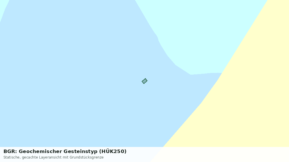 Statische Kartenansicht: BGR: Geochemischer Gesteinstyp (HÜK250)
