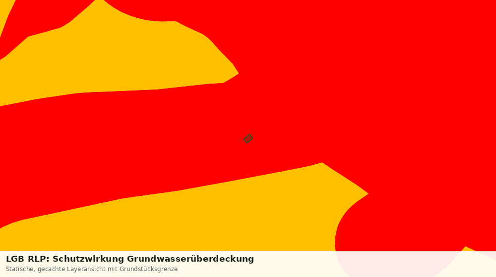 Statische Kartenansicht: LGB RLP: Schutzwirkung Grundwasserüberdeckung