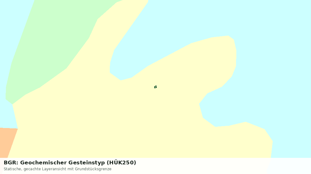 Statische Kartenansicht: BGR: Geochemischer Gesteinstyp (HÜK250)