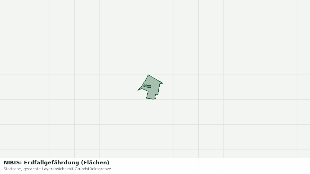 Statische Kartenansicht: NIBIS: Erdfallgefährdung (Flächen)