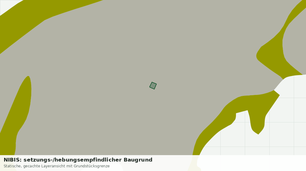 Statische Kartenansicht: NIBIS: setzungs-/hebungsempfindlicher Baugrund