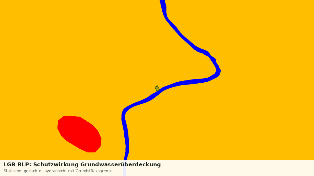 Statische Kartenansicht: LGB RLP: Schutzwirkung Grundwasserüberdeckung