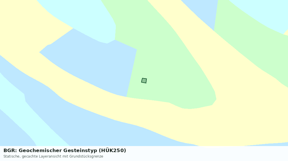 Statische Kartenansicht: BGR: Geochemischer Gesteinstyp (HÜK250)