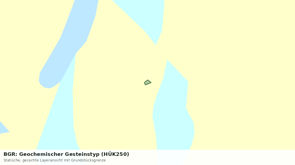 Statische Kartenansicht: BGR: Geochemischer Gesteinstyp (HÜK250)