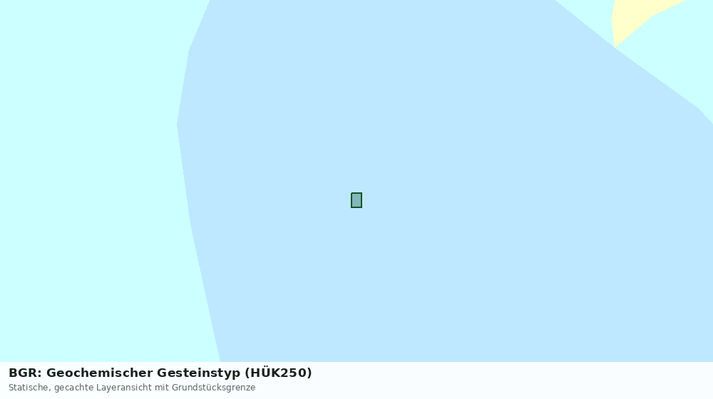 Statische Kartenansicht: BGR: Geochemischer Gesteinstyp (HÜK250)