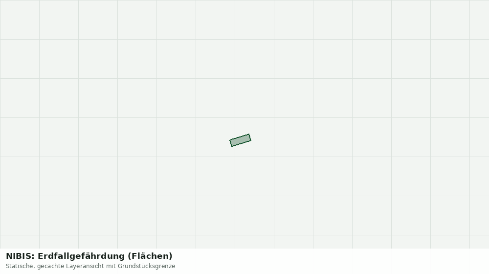 Statische Kartenansicht: NIBIS: Erdfallgefährdung (Flächen)