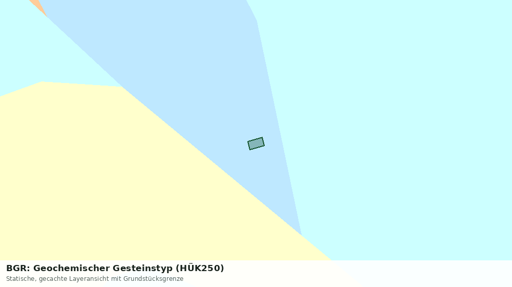 Statische Kartenansicht: BGR: Geochemischer Gesteinstyp (HÜK250)