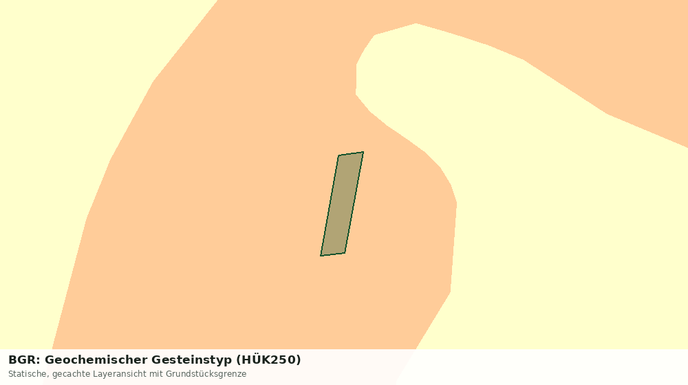 Statische Kartenansicht: BGR: Geochemischer Gesteinstyp (HÜK250)