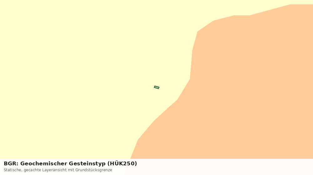 Statische Kartenansicht: BGR: Geochemischer Gesteinstyp (HÜK250)