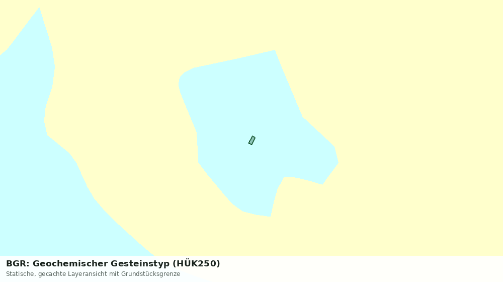 Statische Kartenansicht: BGR: Geochemischer Gesteinstyp (HÜK250)