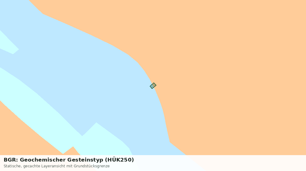 Statische Kartenansicht: BGR: Geochemischer Gesteinstyp (HÜK250)