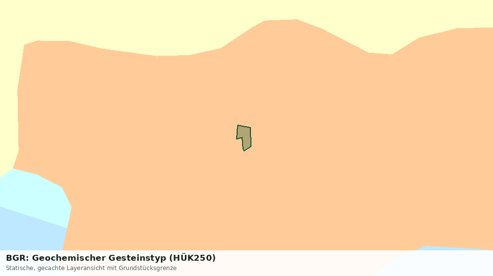 Statische Kartenansicht: BGR: Geochemischer Gesteinstyp (HÜK250)