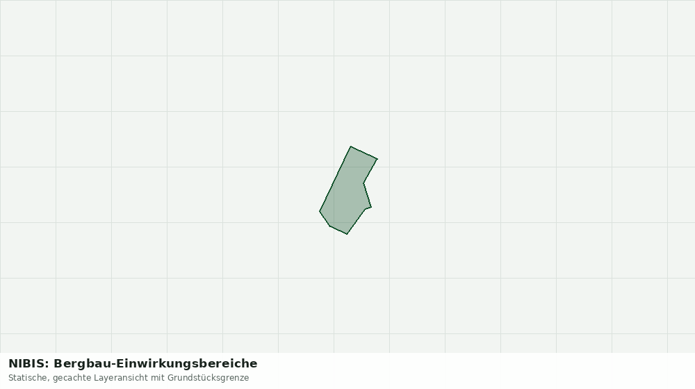 Statische Kartenansicht: NIBIS: Bergbau-Einwirkungsbereiche