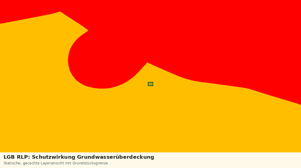 Statische Kartenansicht: LGB RLP: Schutzwirkung Grundwasserüberdeckung