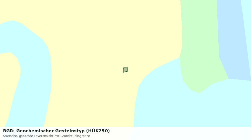 Statische Kartenansicht: BGR: Geochemischer Gesteinstyp (HÜK250)