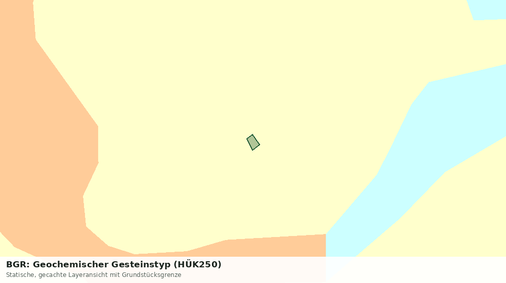 Statische Kartenansicht: BGR: Geochemischer Gesteinstyp (HÜK250)