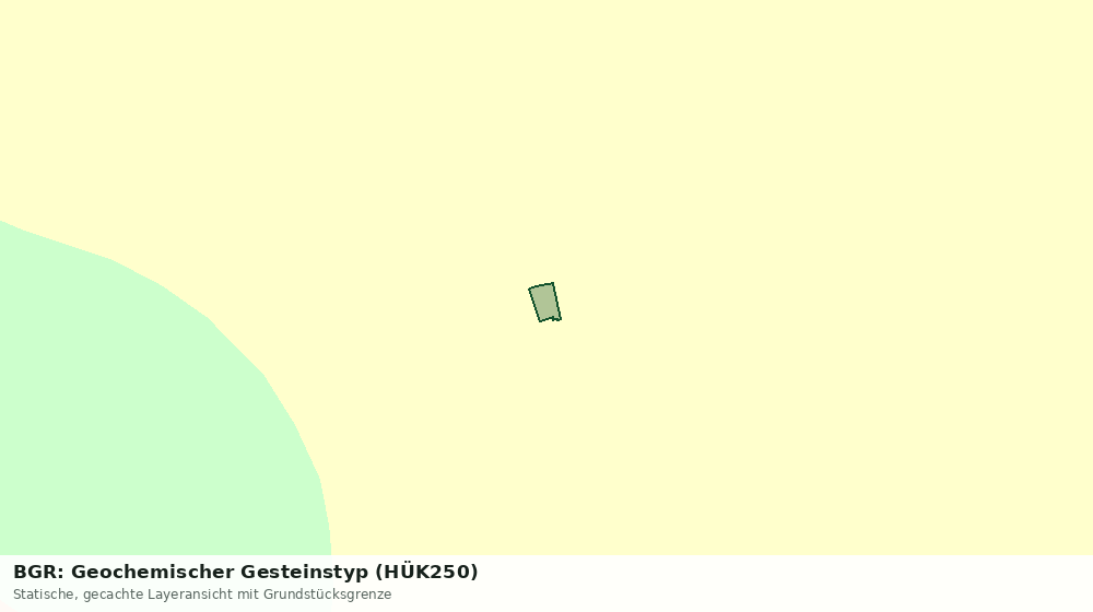 Statische Kartenansicht: BGR: Geochemischer Gesteinstyp (HÜK250)